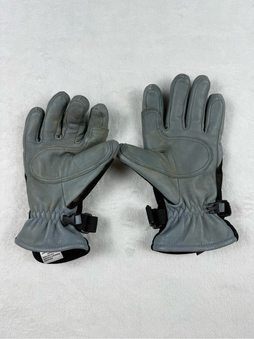 Smartwool Leather Gloves with wool lining Ski Gloves Unisex Small - Picture 2 of 7